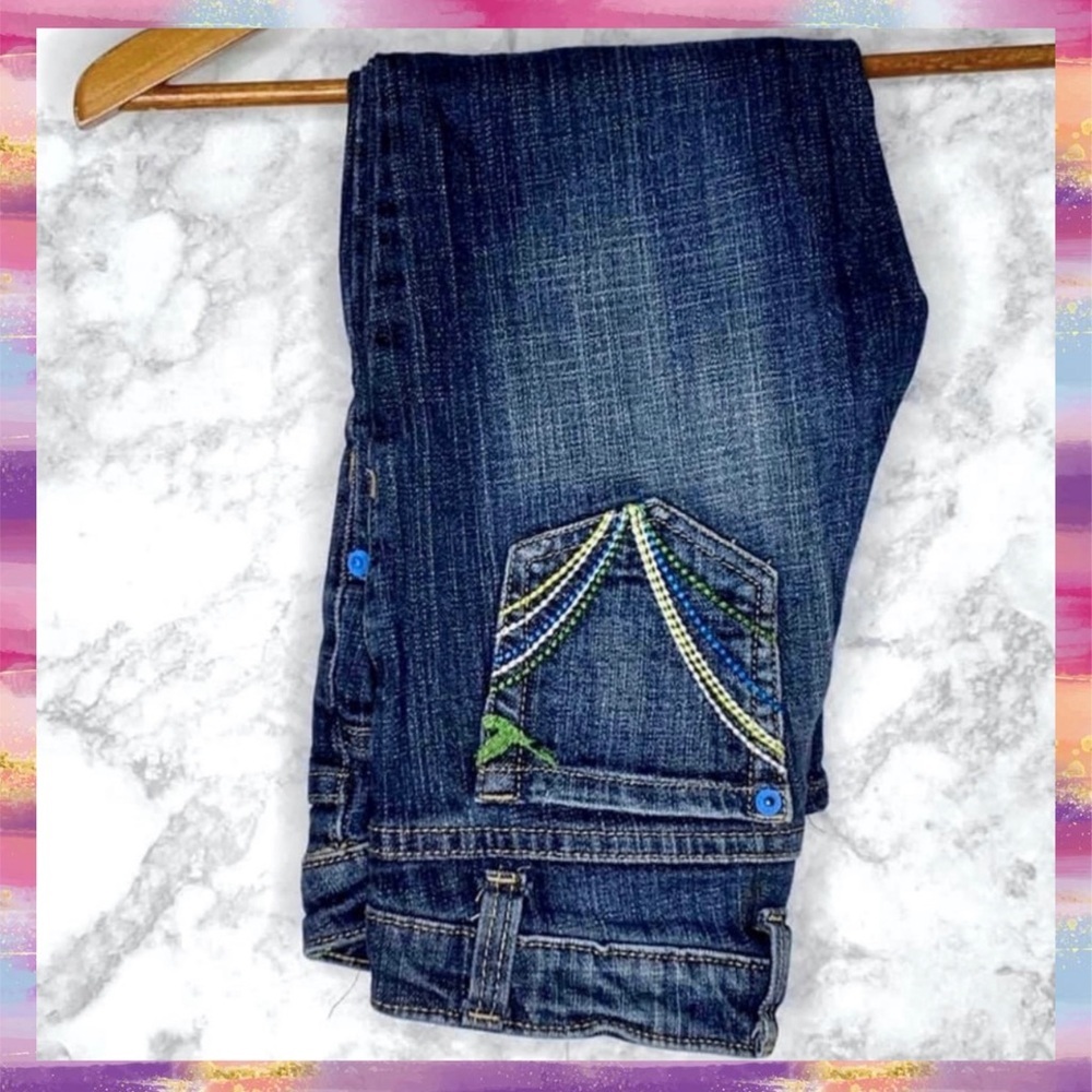 G-Unit Colorful Y2K Denim Jean Capris Juniors 1